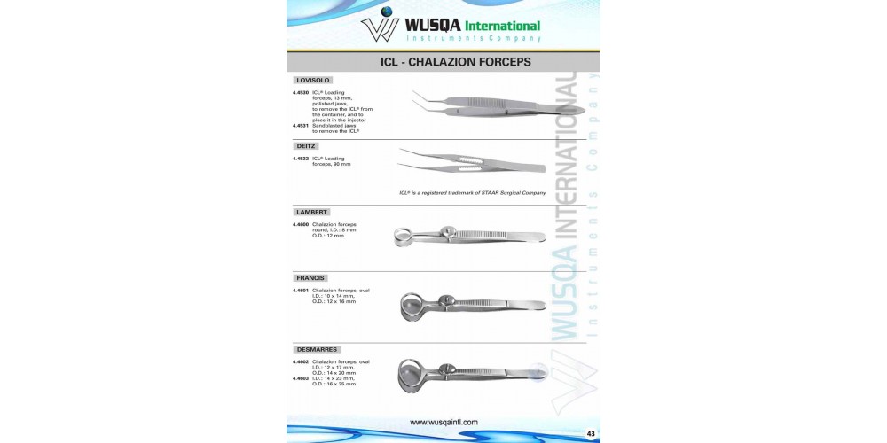 ICL Chalizon Forceps 